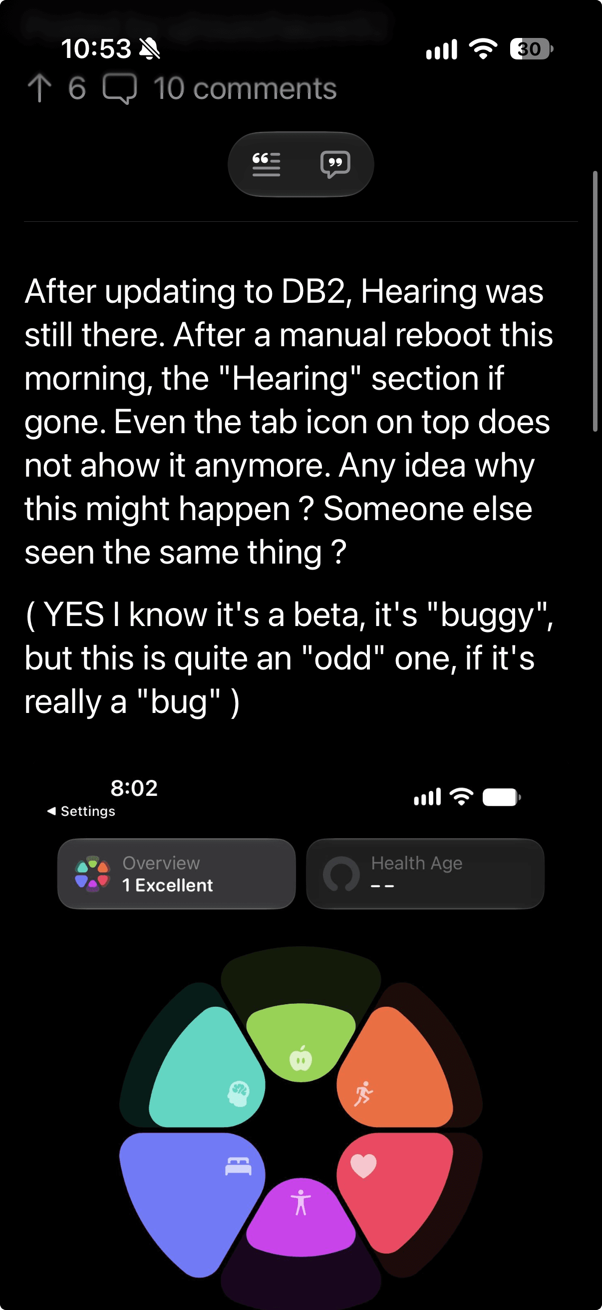 RSSum on iPhone: post with images